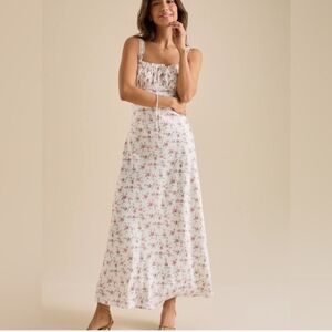 Altar'd State Kya Floral Midi Dres
